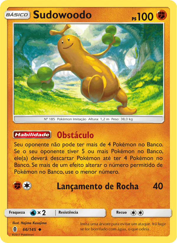 Sudowoodo, card 66 from Guardiões Ascendentes