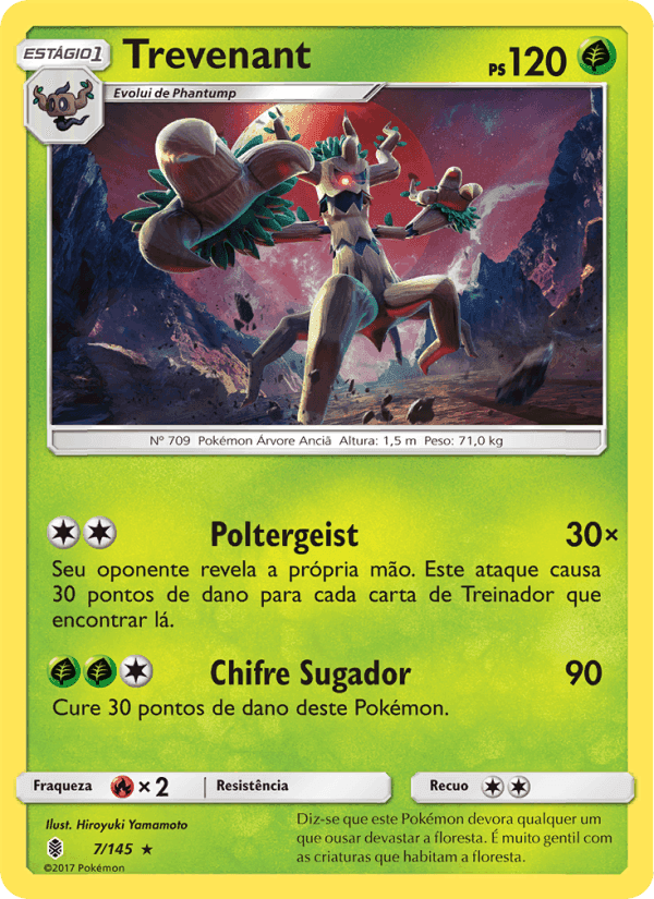 Trevenant, carte 7 de Guardiões Ascendentes
