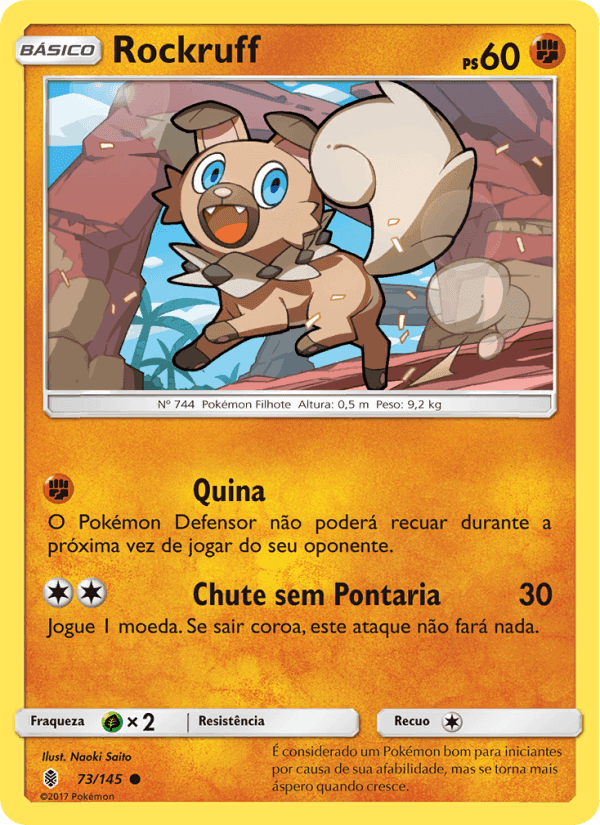 Rockruff, carta 73 de Guardiões Ascendentes