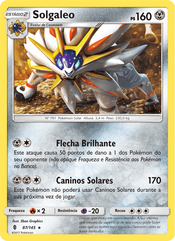 Solgaleo, carta 87 de Guardiões Ascendentes