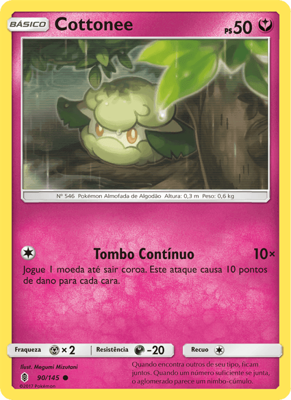Cottonee, card 90 from Guardiões Ascendentes