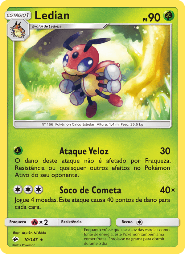 Ledian, card 10 from Sombras Ardentes