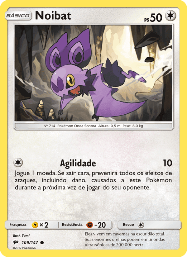 Noibat, card 109 from Sombras Ardentes