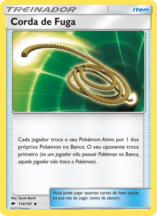 Corda de Fuga, card 114 from Sombras Ardentes