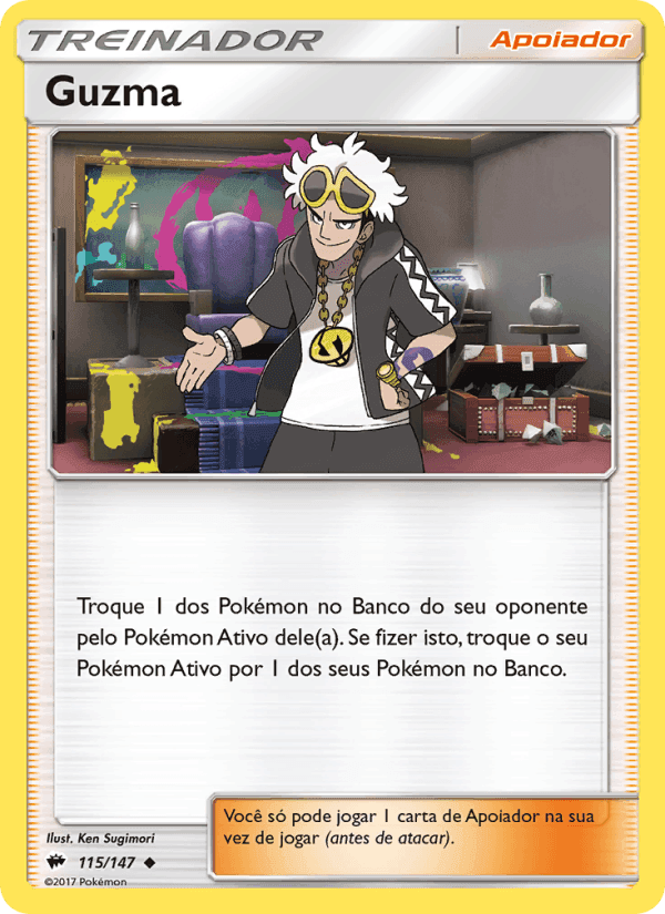 Guzma, card 115 from Sombras Ardentes