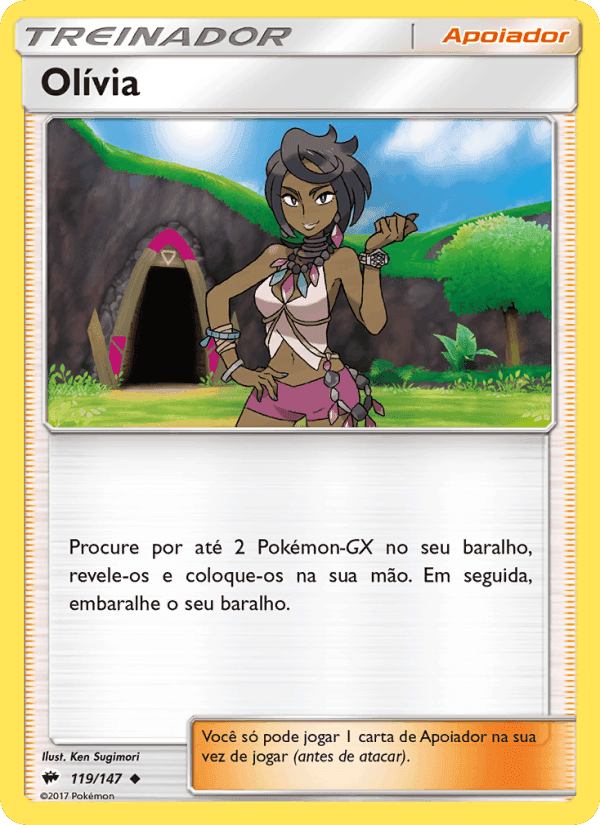Olívia, card 119 from Sombras Ardentes