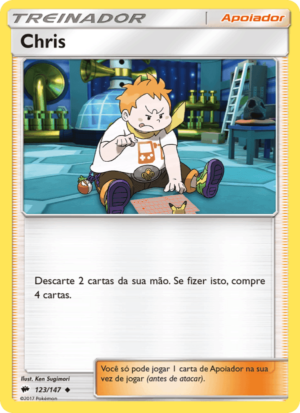 Chris, carta 123 di Sombras Ardentes