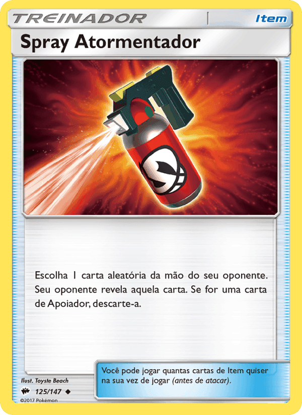Spray Atormentador, card 125 from Sombras Ardentes