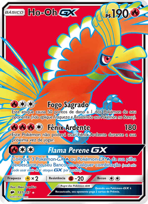 Ho-Oh GX, carta 131 de Sombras Ardentes