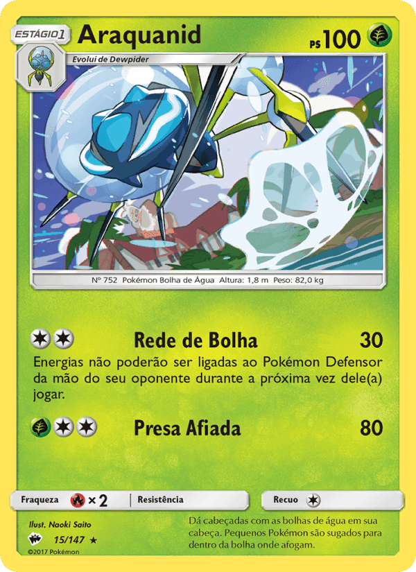 Araquanid, carte 15 de Sombras Ardentes