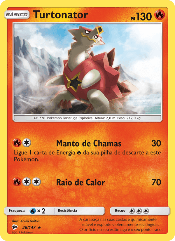 Turtonator, carta 26 de Sombras Ardentes