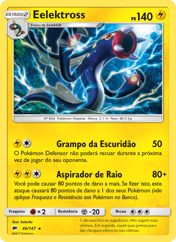 Eelektross, carta 46 di Sombras Ardentes