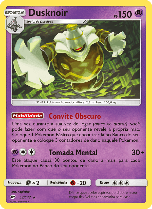 Dusknoir, carta 53 de Sombras Ardentes