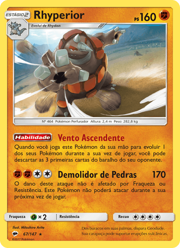 Rhyperior, carta 67 de Sombras Ardentes