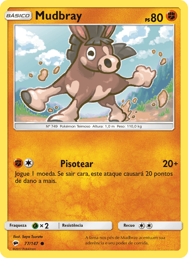 Mudbray, card 77 from Sombras Ardentes