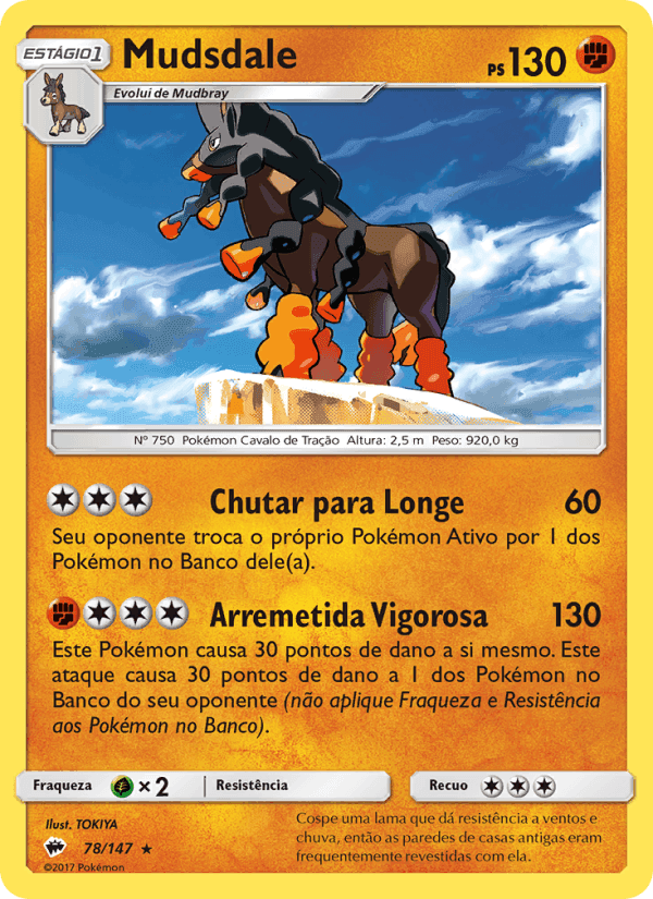 Mudsdale, card 78 from Sombras Ardentes