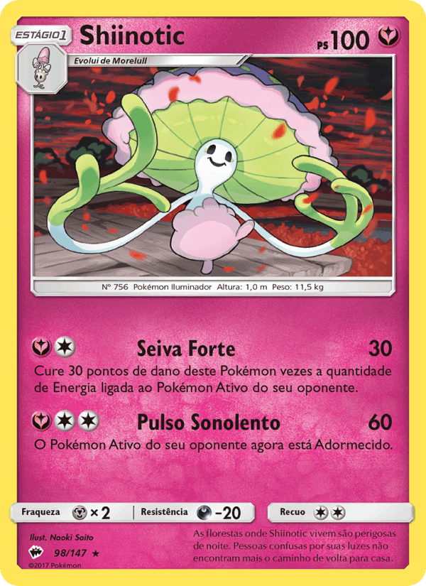 Shiinotic, carta 98 de Sombras Ardentes