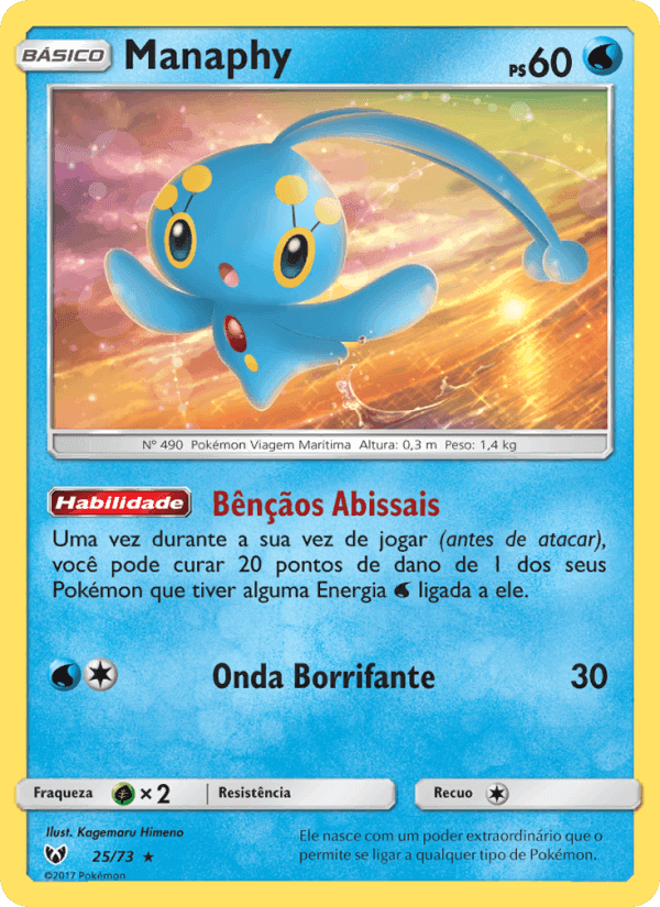 Manaphy, carta 25 de Lendas Luminescentes