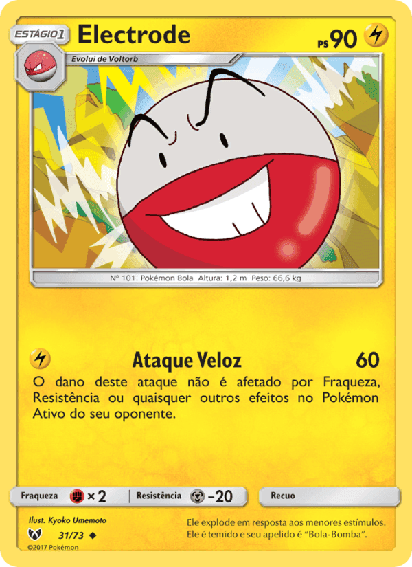 Electrode, card 31 from Lendas Luminescentes