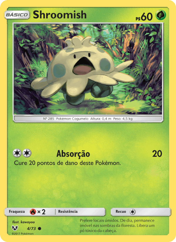Shroomish, carta 4 di Lendas Luminescentes