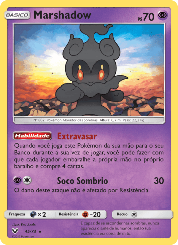 Marshadow, carte 45 de Lendas Luminescentes