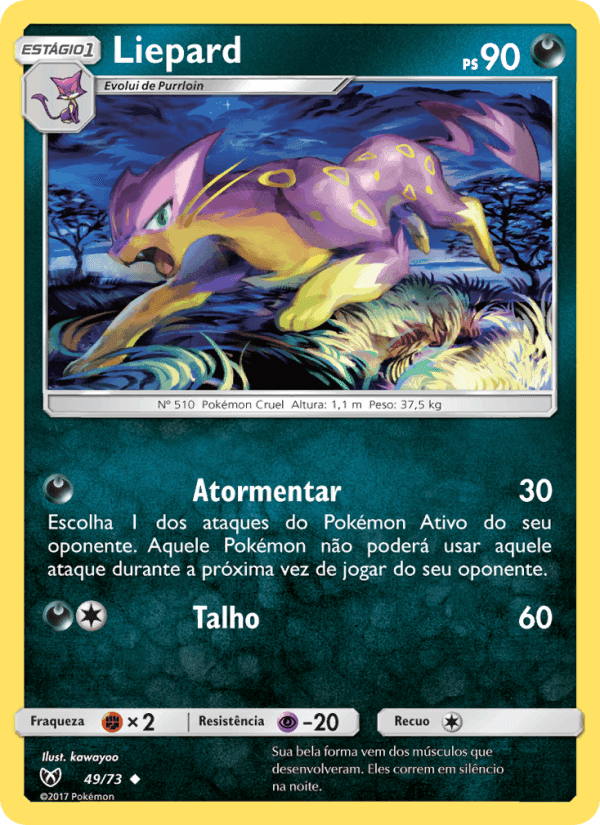 Liepard, carta 49 de Lendas Luminescentes