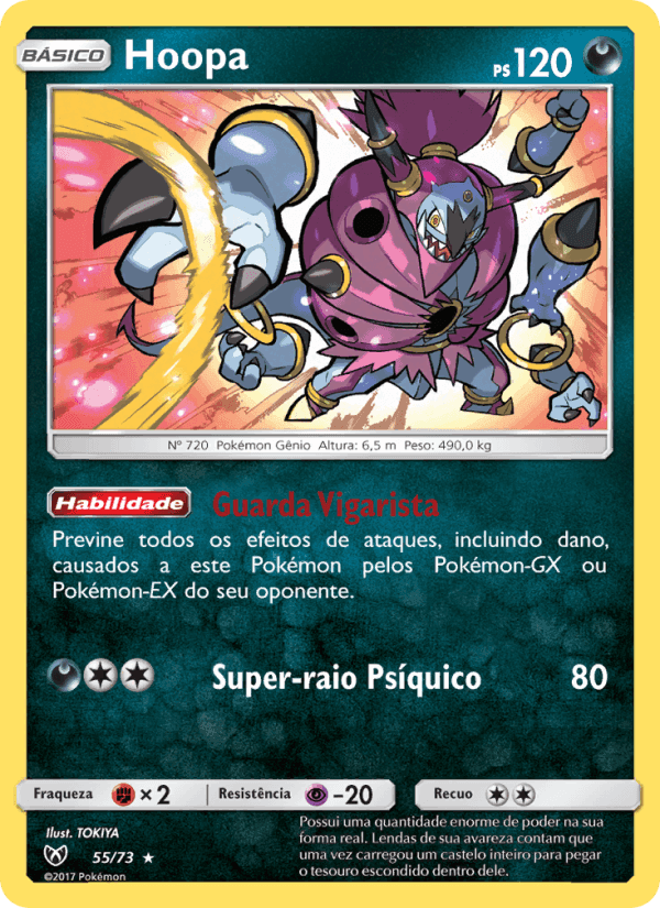 Hoopa, carta 55 de Lendas Luminescentes