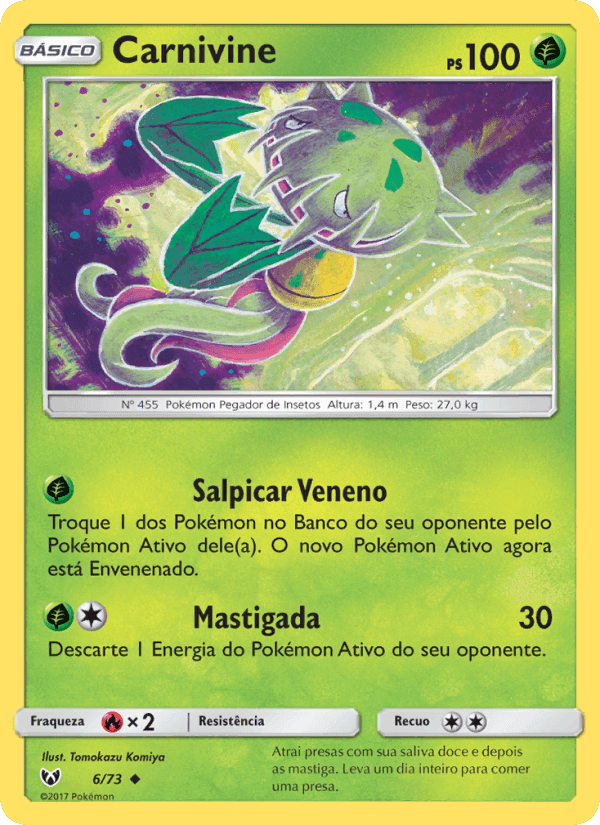 Carnivine, carta 6 di Lendas Luminescentes