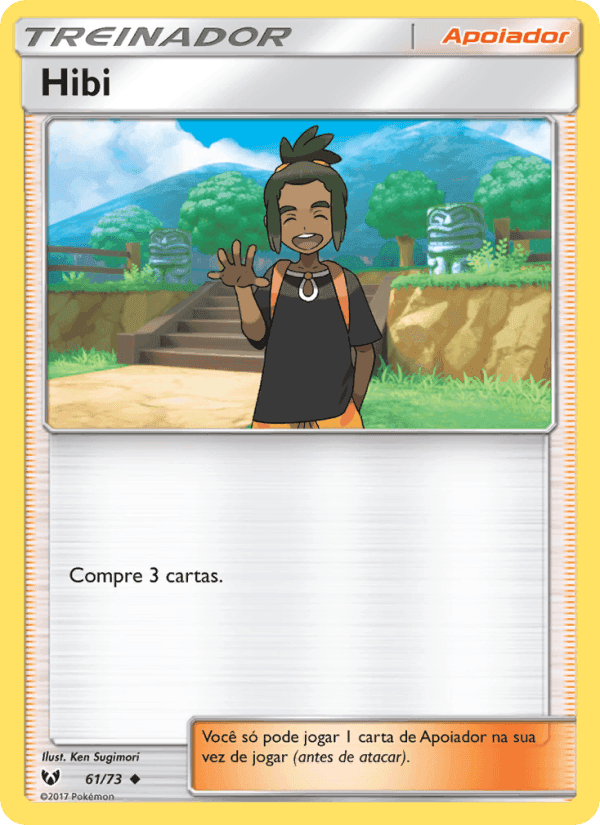 Hibi, card 61 from Lendas Luminescentes