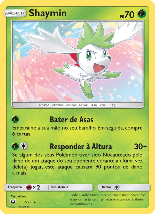 Shaymin, carta 7 di Lendas Luminescentes