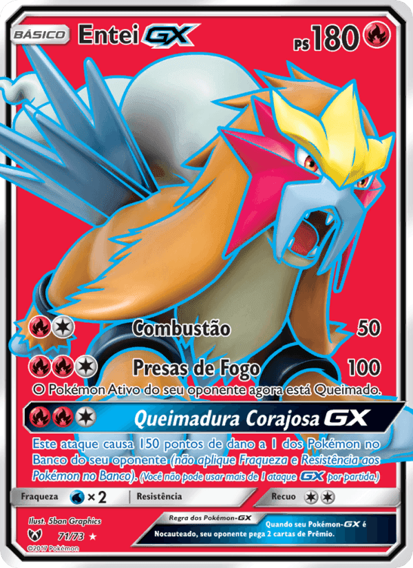 Entei GX, carta 71 de Lendas Luminescentes