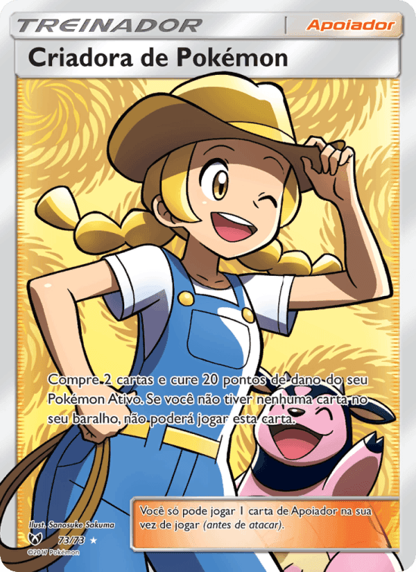 Criadora de Pokémon, card 73 from Lendas Luminescentes