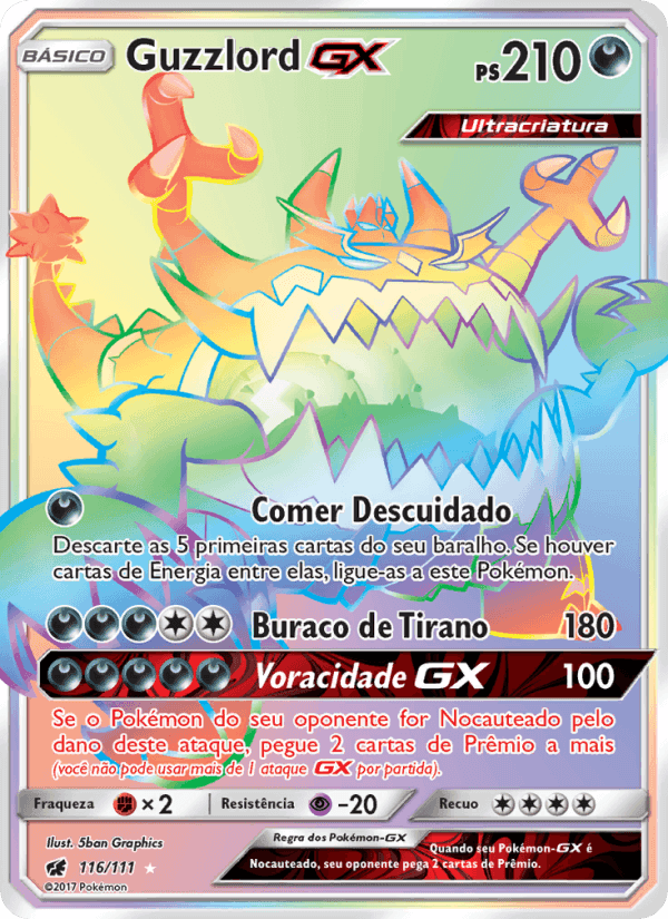 Guzzlord GX, carta 116 de Invasão Carmim