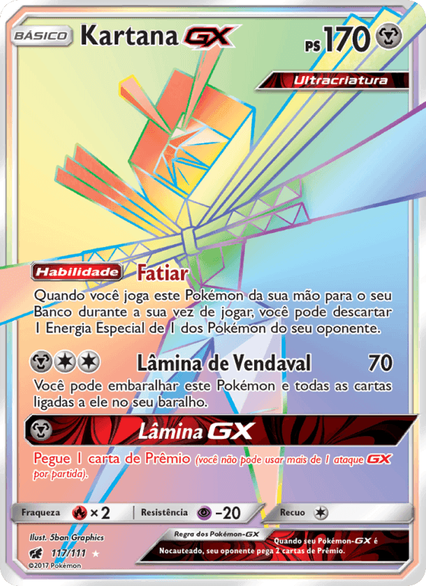 Kartana GX, carta 117 de Invasão Carmim