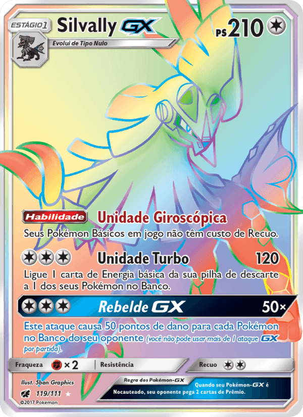 Silvally GX, carta 119 de Invasão Carmim