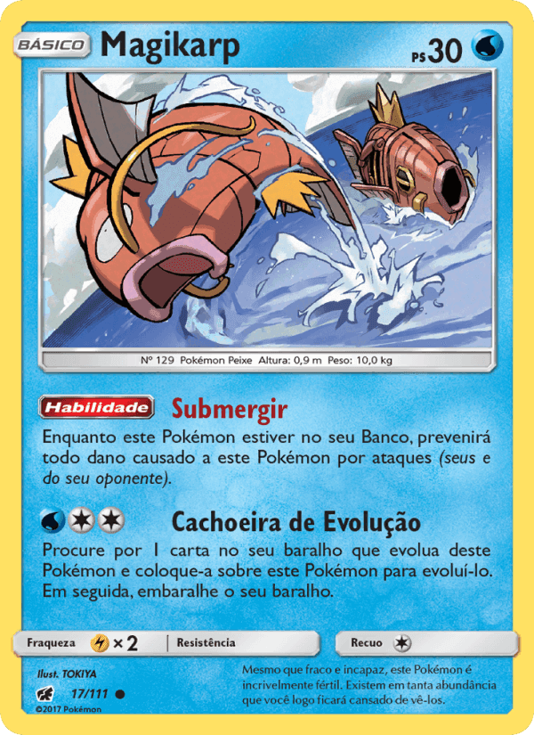 Magikarp, carte 17 de Invasão Carmim