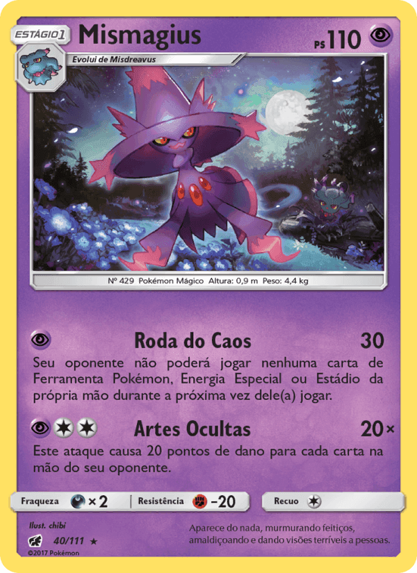 Mismagius, carte 40 de Invasão Carmim