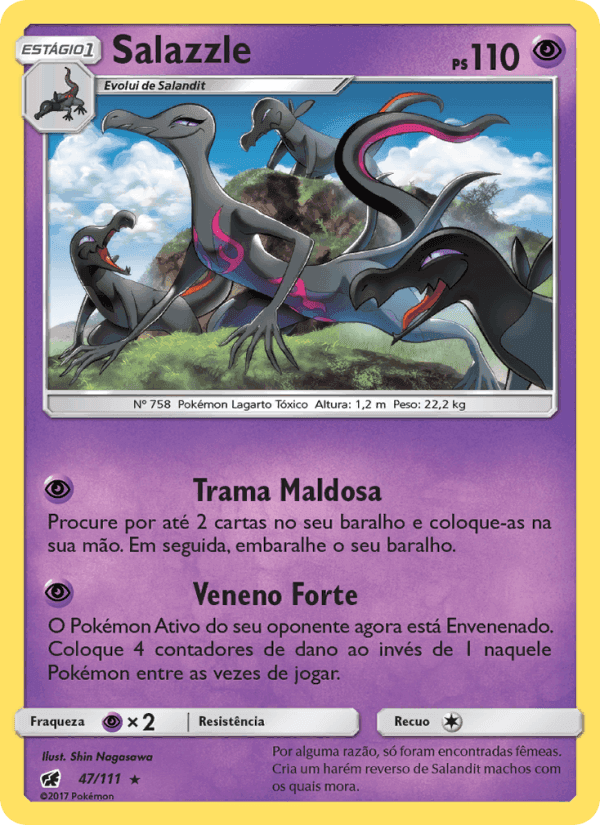 Salazzle, carta 47 de Invasão Carmim