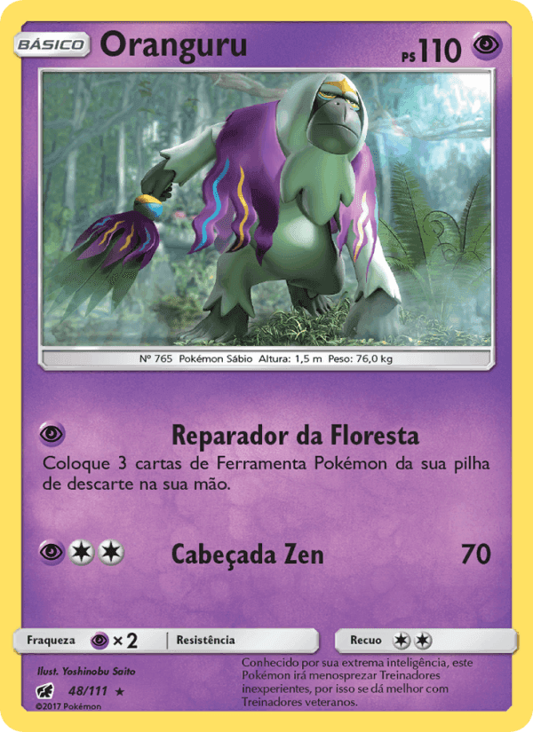 Oranguru, carta 48 di Invasão Carmim