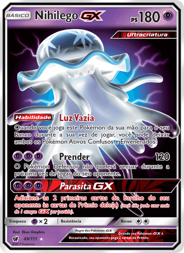 Nihilego GX, carta 49 di Invasão Carmim