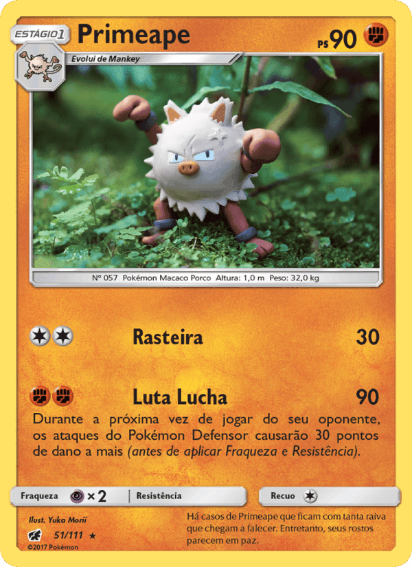 Invasão Carmim の 51 番、Primeape