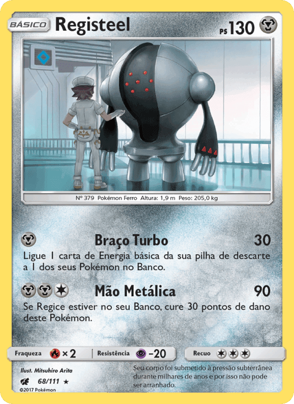 Registeel, card 68 from Invasão Carmim