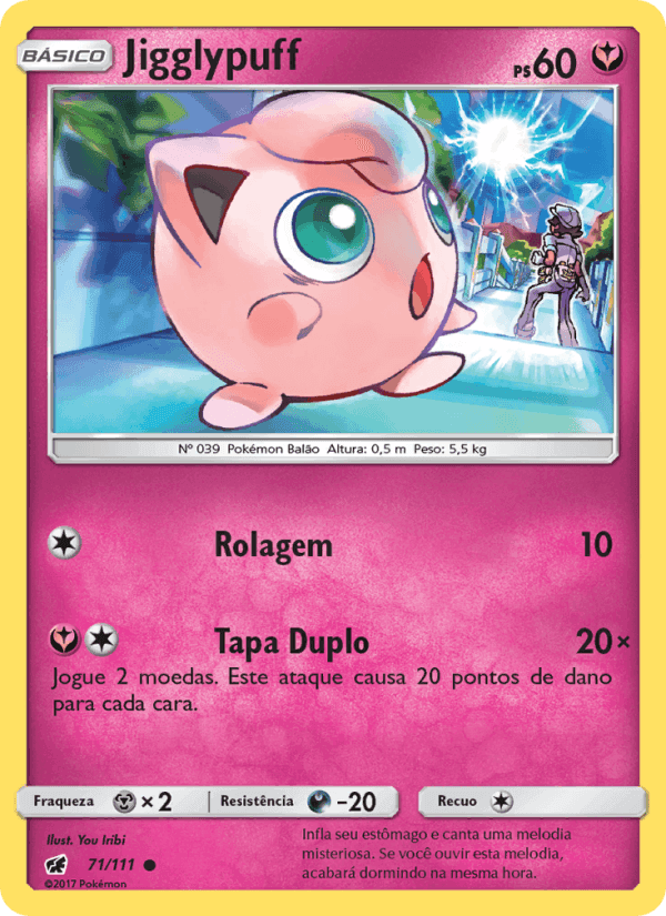Jigglypuff, carta 71 de Invasão Carmim
