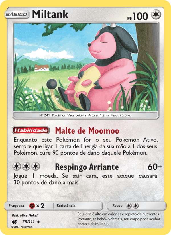 Miltank, carta 78 de Invasão Carmim