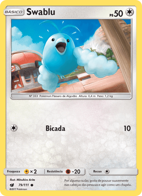 Swablu, carta 79 de Invasão Carmim