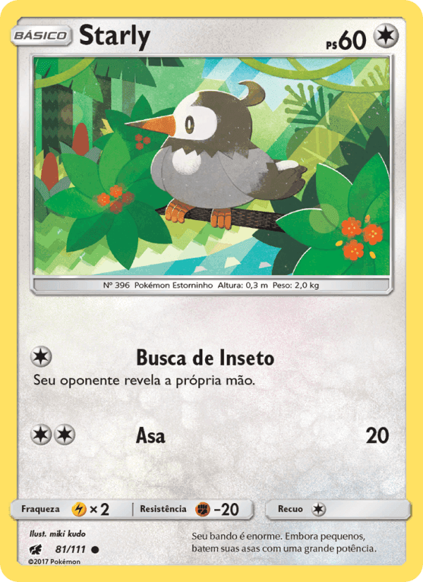 Starly, carta 81 de Invasão Carmim