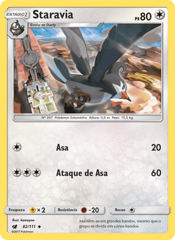 Staravia, carta 82 de Invasão Carmim
