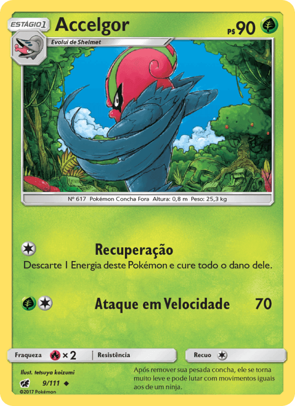 Accelgor, carta 9 de Invasão Carmim