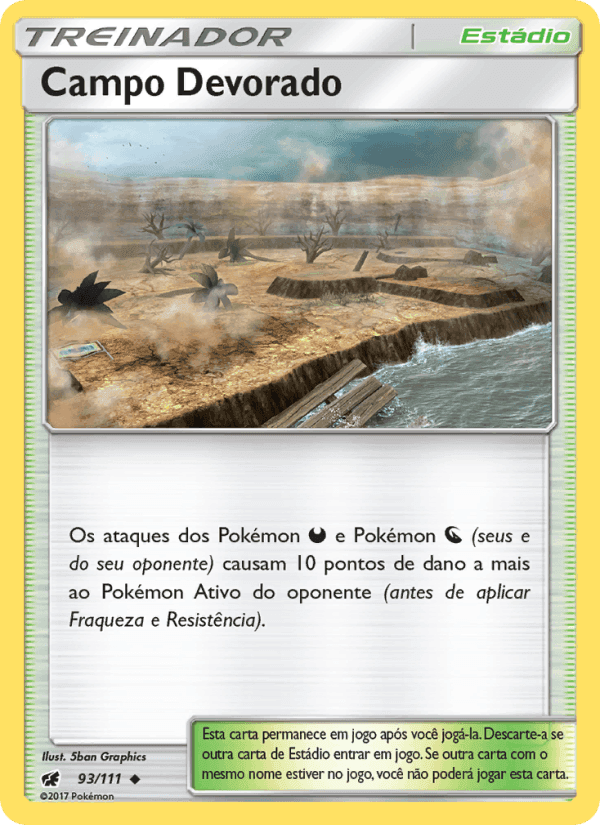 Campo Devorado, card 93 from Invasão Carmim