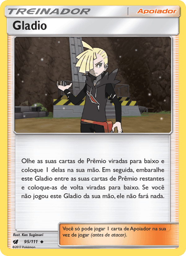 Gladio, carta 95 de Invasão Carmim